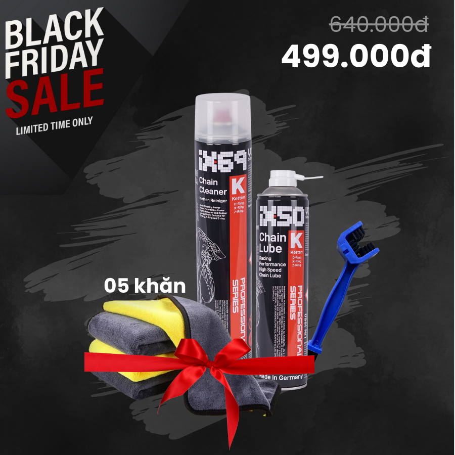 Combo xịt rửa - dưỡng sên chuyên dụng Voltronic IX69 Jumbo & Ix50 jumbo