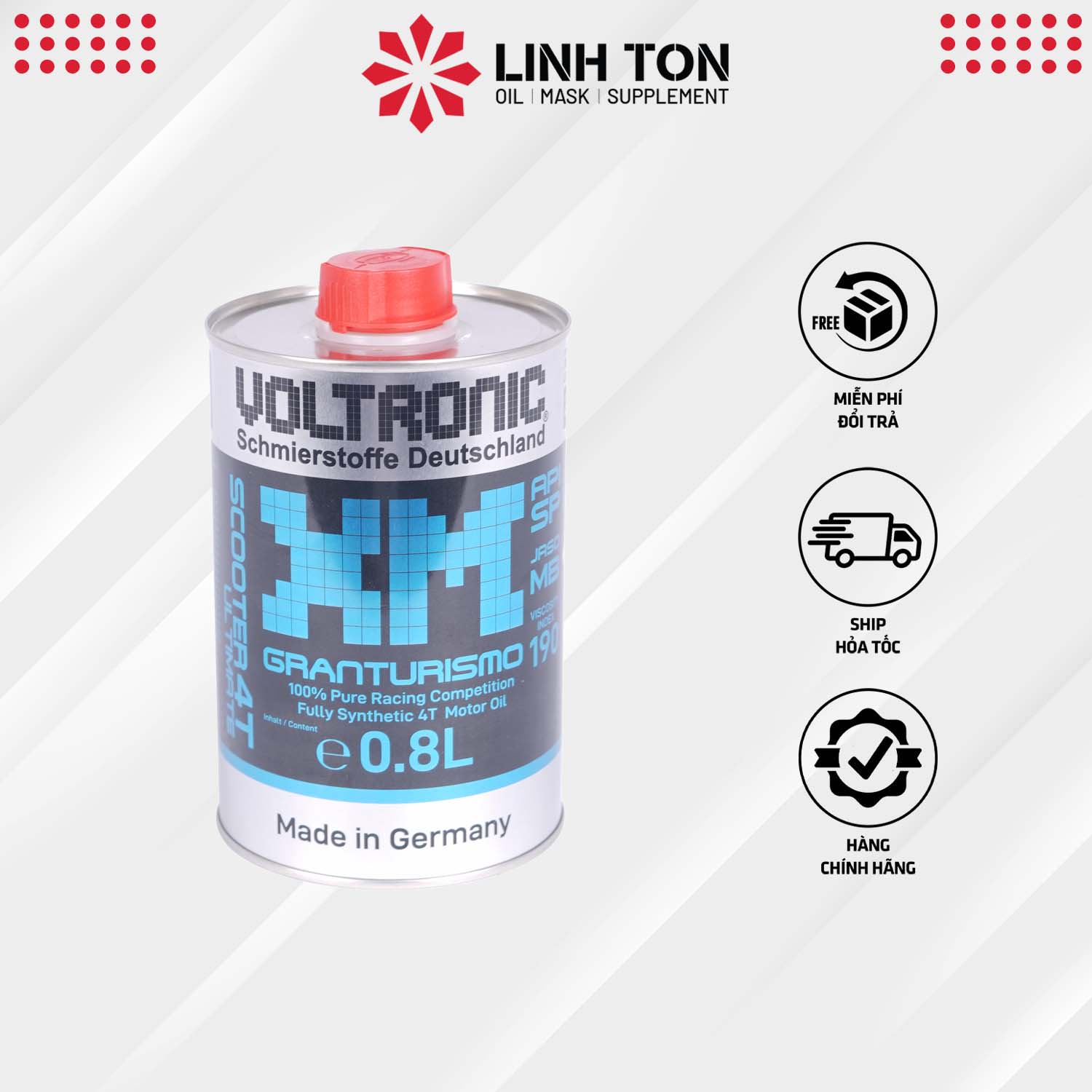 Nhớt TAY GA Voltronic Xm Scooter Ultimate 4T biến thiên cao cấp nhập khẩu Đức