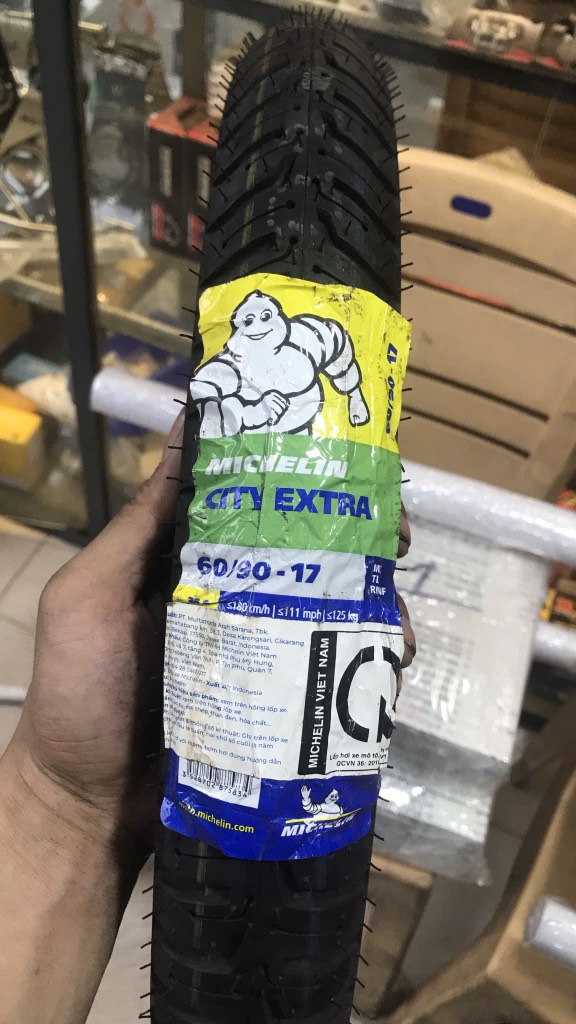 Vỏ xe số/ côn tay Michelin City Extra 60/90 - 17