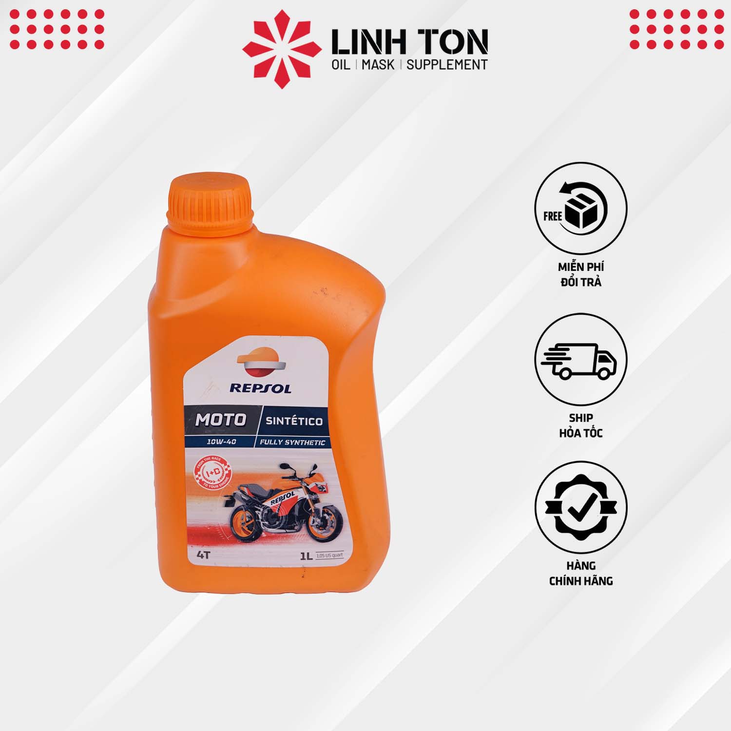 Nhớt nhập khẩu Repsol Sintetico 10w40