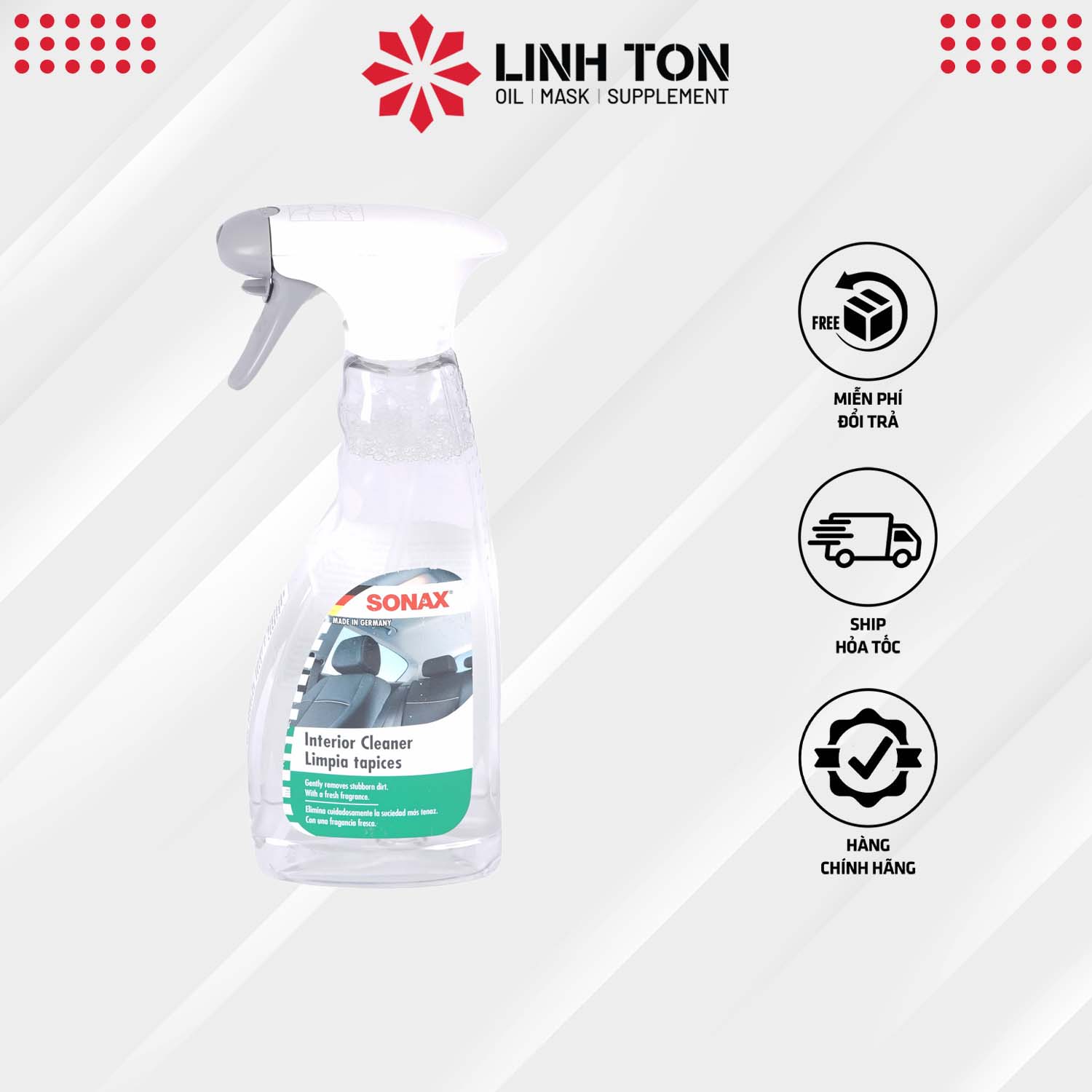 Vệ sinh nội thất ô tô Sonax Interior Cleaner 321200