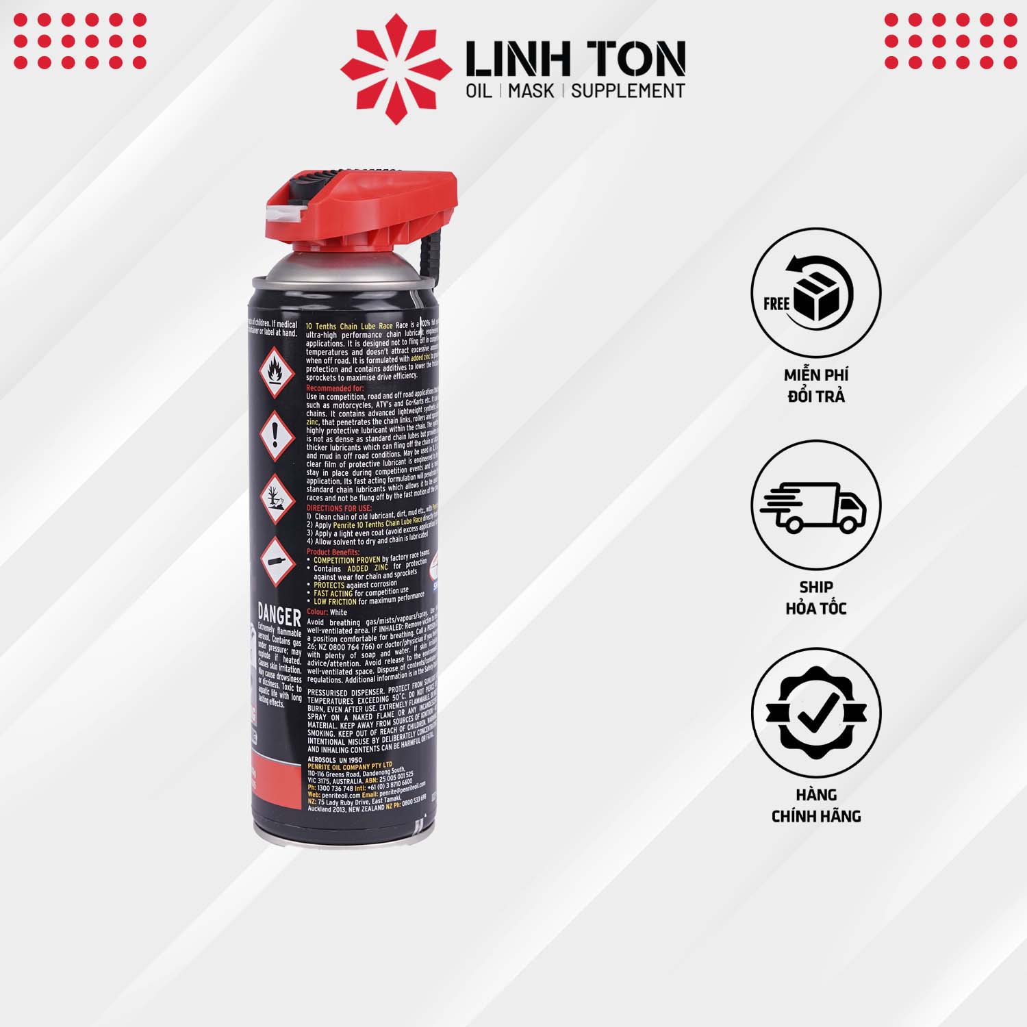 Dưỡng Sên Penrite Chain Lube Race 500ml