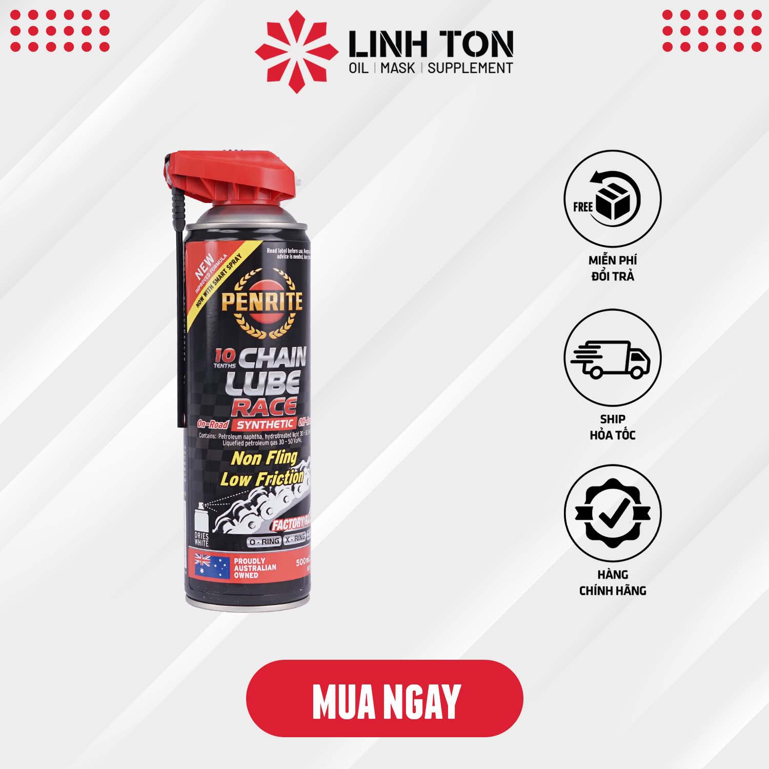 Dưỡng Sên Penrite Chain Lube Race 500ml