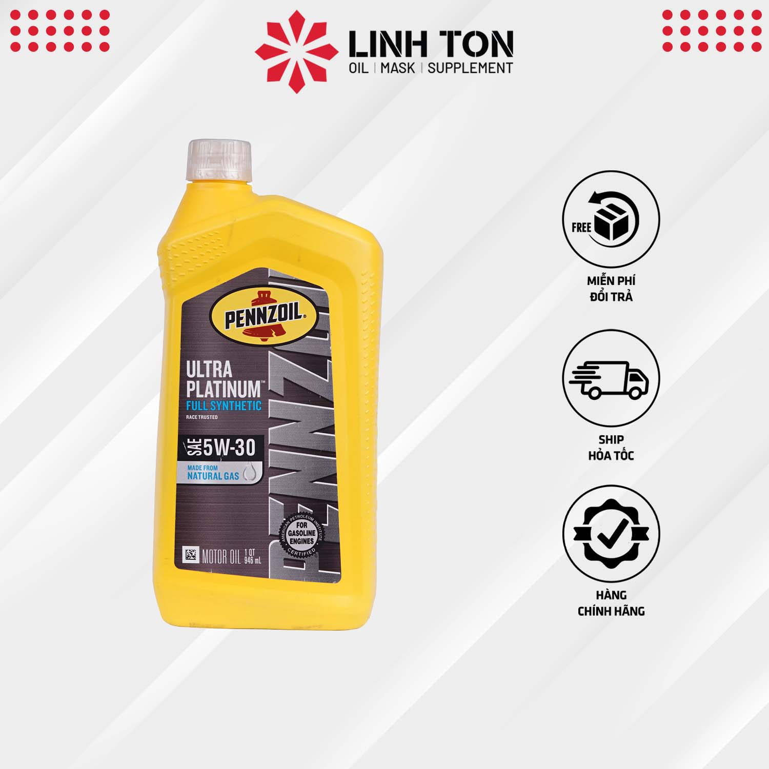 Nhớt nhập khẩu Pennzoil Ultra Platinum 5w30 cao cấp cho tay ga