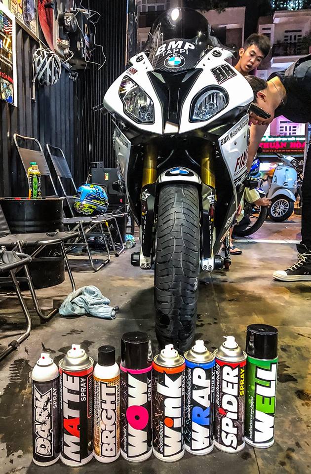 Chai xịt sên, bôi trơn, dưỡng sên nhập khẩu Thái Lan SPIDER SPRAY 600ml