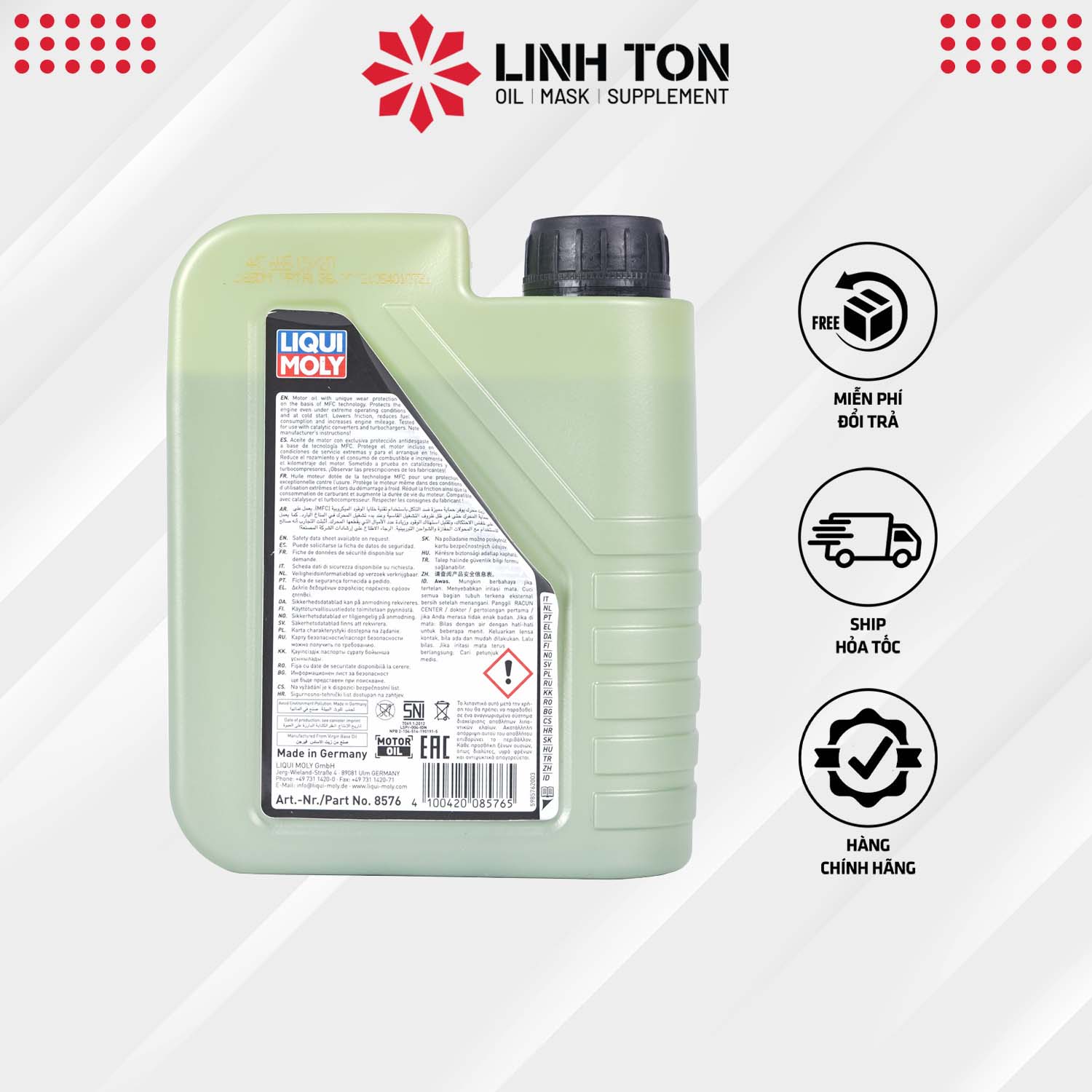 Nhớt tổng hợp cho tay ga Liqui Molygen 5W40 1L
