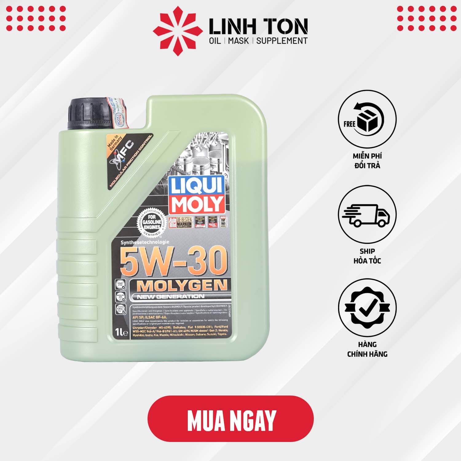 Nhớt tay ga Liqui Molygen 5w30