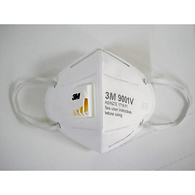 KHẨU TRANG Y TẾ 3M 9001V CÓ VAN, LỌC BỤI MỊN PM2.5