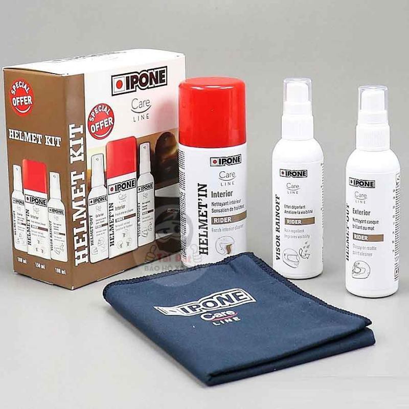 COMBO cao cấp Vệ Sinh Lót - Vỏ Nón Bảo Hiểm - IPONE Helmet Kit nhập khẩu Pháp
