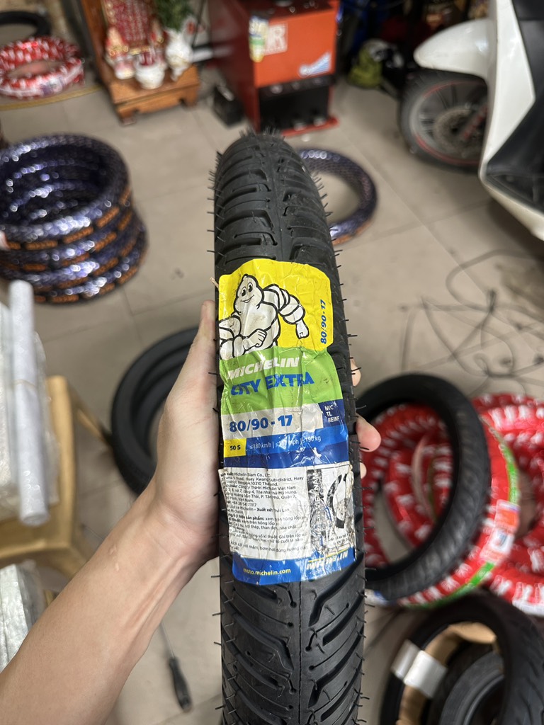 Vỏ xe số/ côn tay Michelin City Extra 80/90 - 17