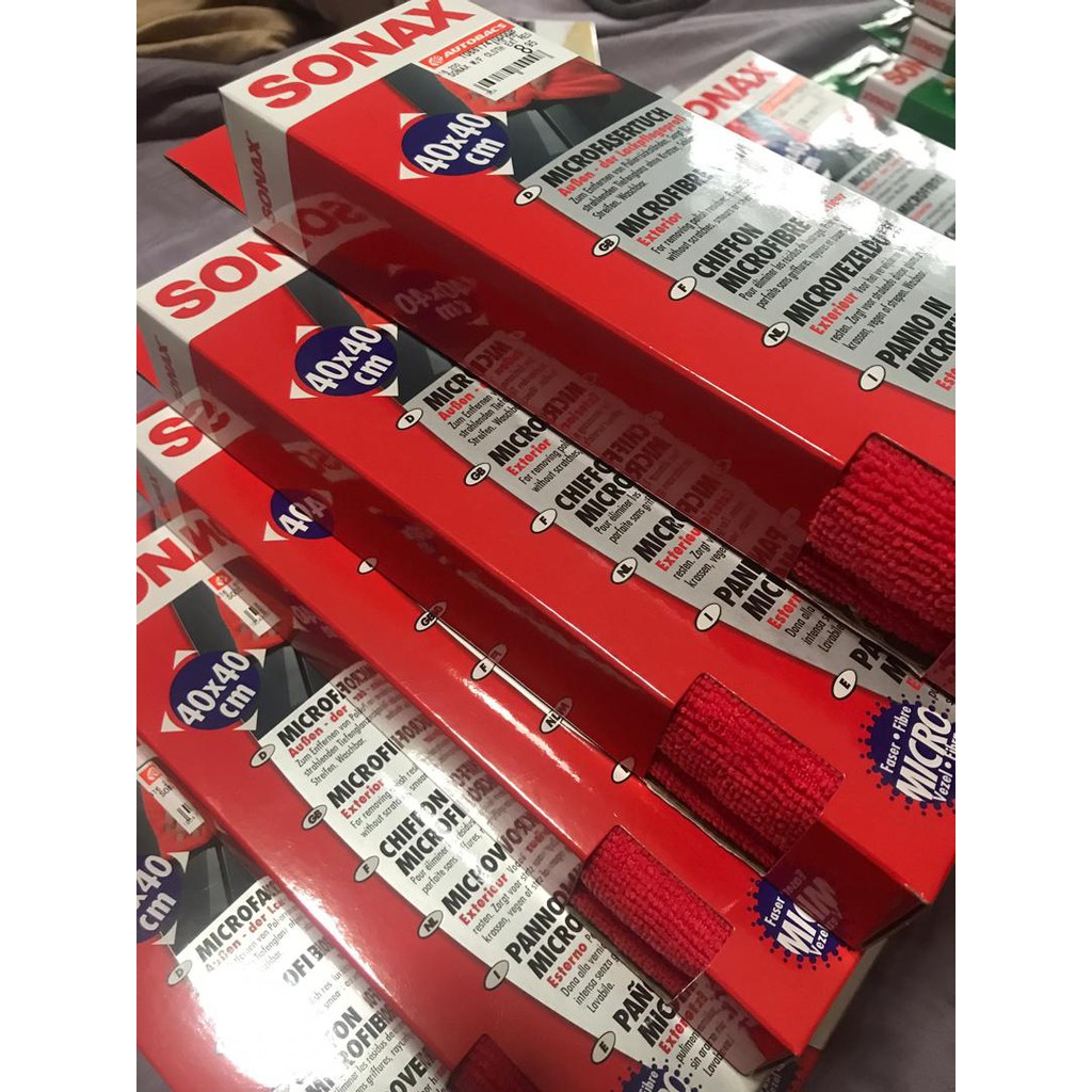 Khăn nhập khẩu chính hãng Sonax MicrofiberCloth exterior