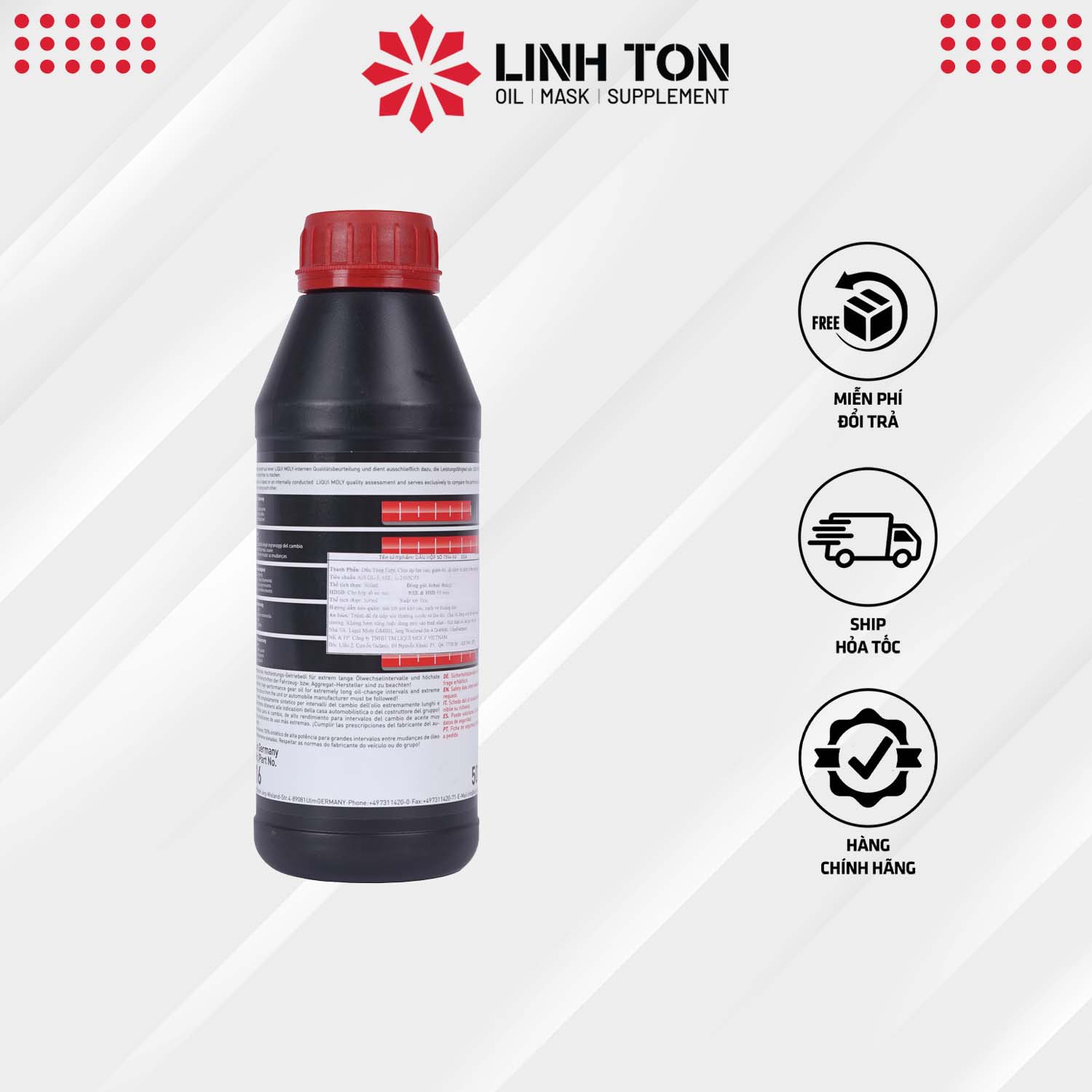 Nhớt Hộp Số Xe Tay Ga (Nhớt Lap) Liqui Moly Gear Oil 75W90