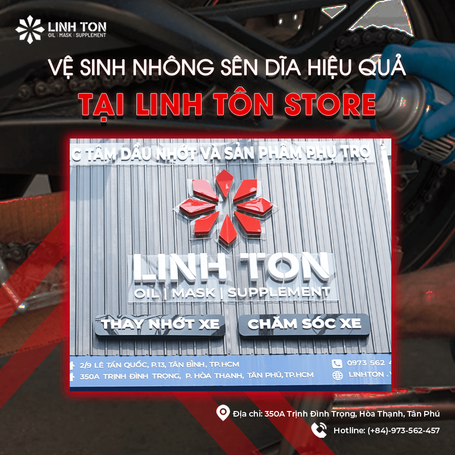 Dịch vụ vệ sinh nhông sên dĩa uy tín