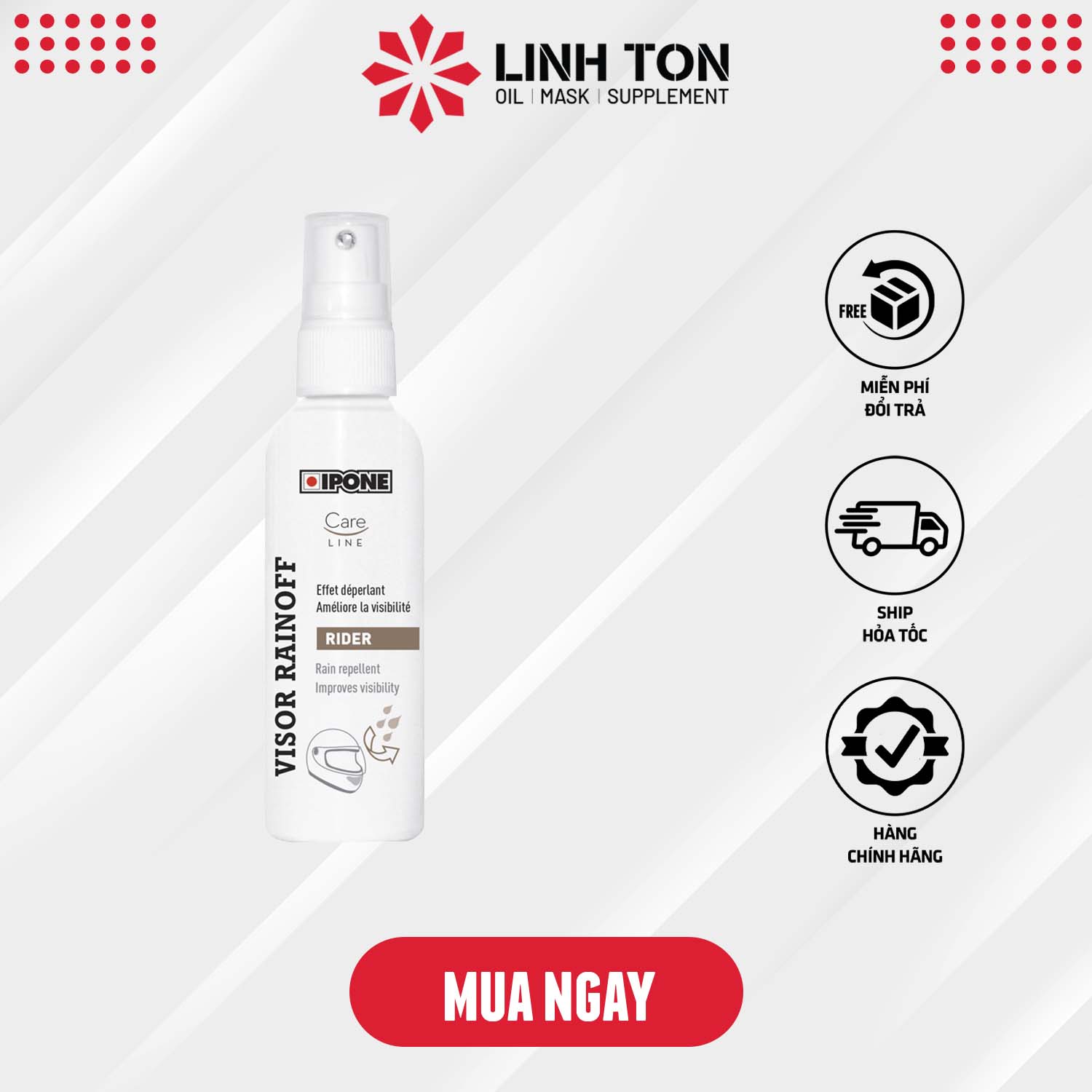 Chống đọng nước mưa Ipone Visor Rain off