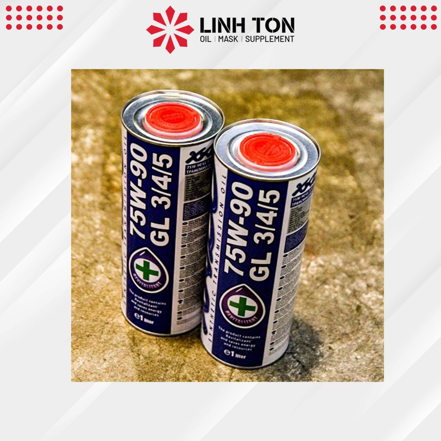 Nhớt hộp số ( lap ) nhập khẩu phục hồi động cơ revitalizant XADO ATOMIC OIL 75W-90