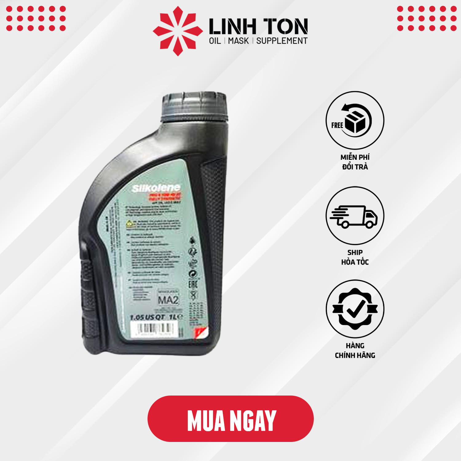 NHỚT FUCHS SILKOLENE 10W40 1L TỔNG HỢP CAO CẤP 