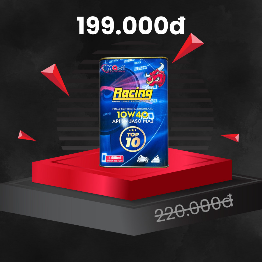  Nhớt Phạm Long Racing 10w40 1L MQOIL
