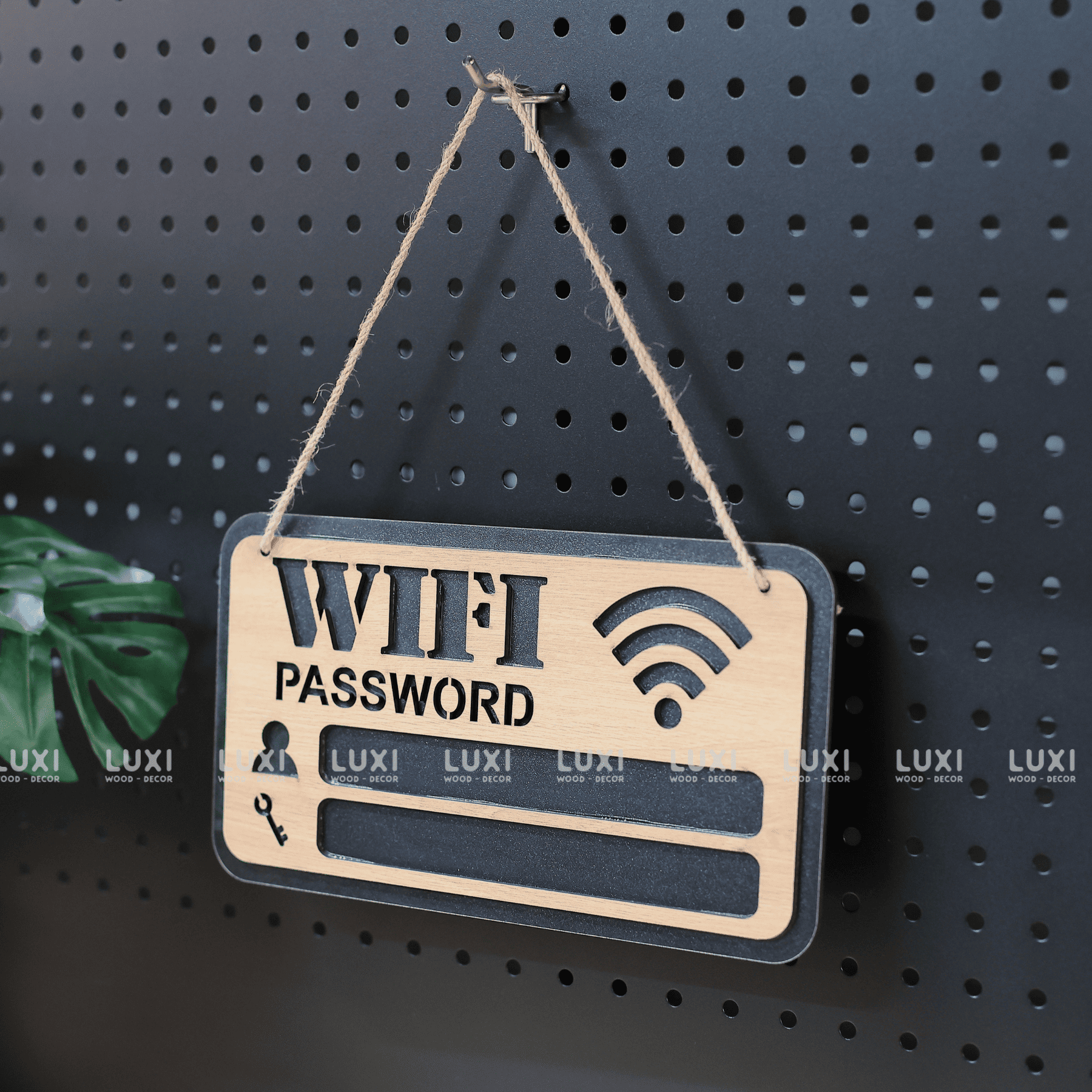 Bảng Treo Wifi Viết Phấn - Luxi Decor
