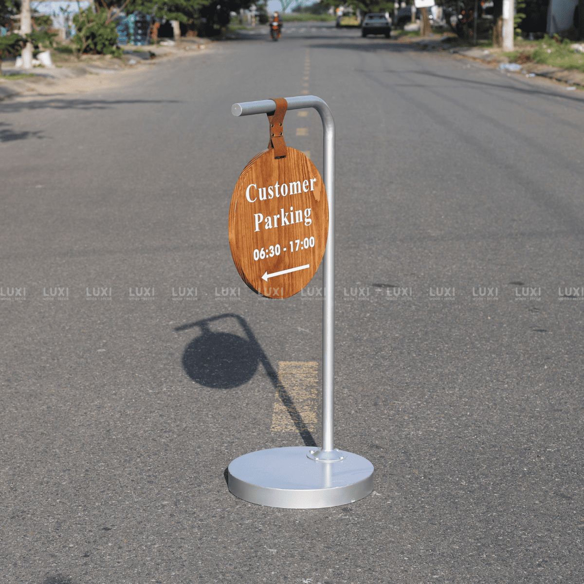 STANDEE SẮT CHỮ L NGƯỢC DECOR NHÀ HÀNG, QUÁN CÀ PHÊ - LUXI DECOR