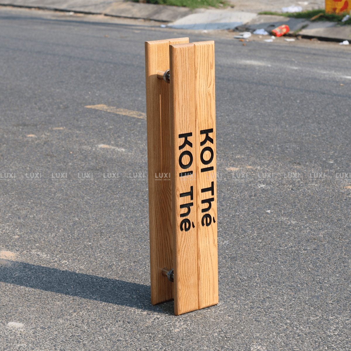 TAY NẮM CỬA KHẮC LASER NỘI DUNG - LUXI DECOR