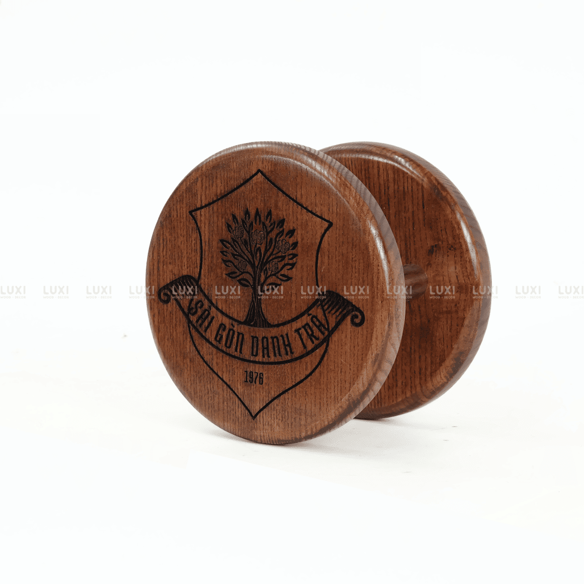 TAY NẮM CỬA HÌNH TRÒN GỖ SỒI MẪU MỚI NHẤT TẠO ĐIỂM NHẤT, THU HÚT MỌI ÁNH NHÌN - LUXI DECOR