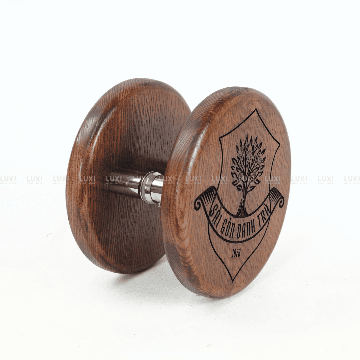TAY NẮM CỬA HÌNH TRÒN GỖ SỒI MẪU MỚI NHẤT TẠO ĐIỂM NHẤT, THU HÚT MỌI ÁNH NHÌN - LUXI DECOR