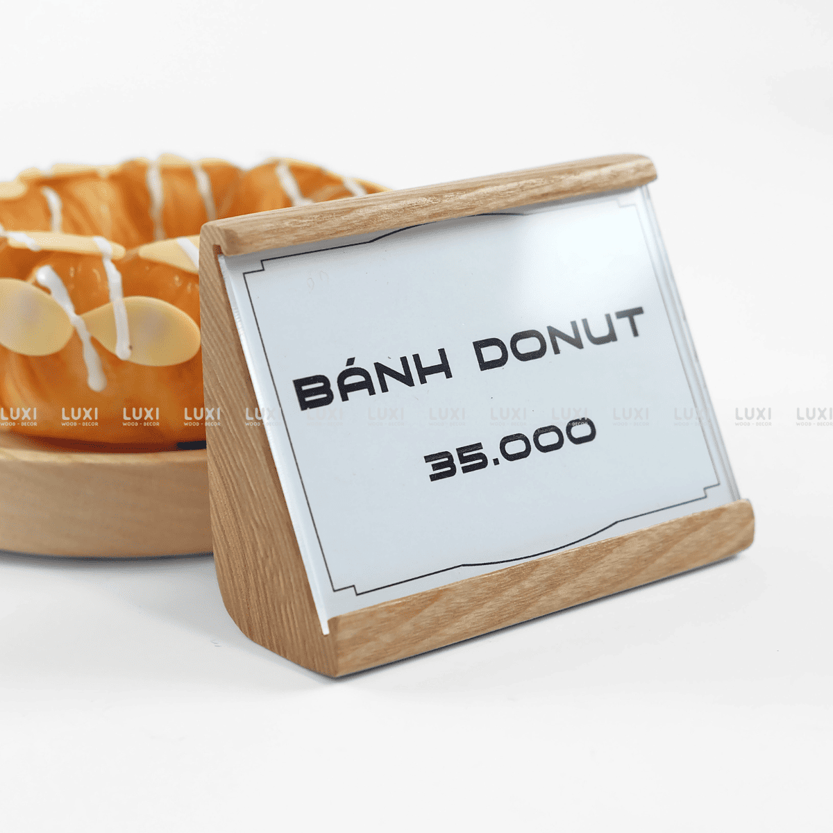 ĐẾ GỖ GẮN TÊN MÓN ĂN - LUXI DECOR