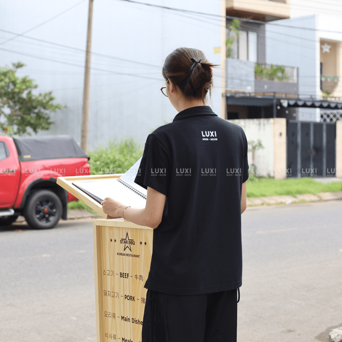 STANDEE MENU DỰNG NGOÀI TRỜI 2 TRONG 1 - LUXI DECOR