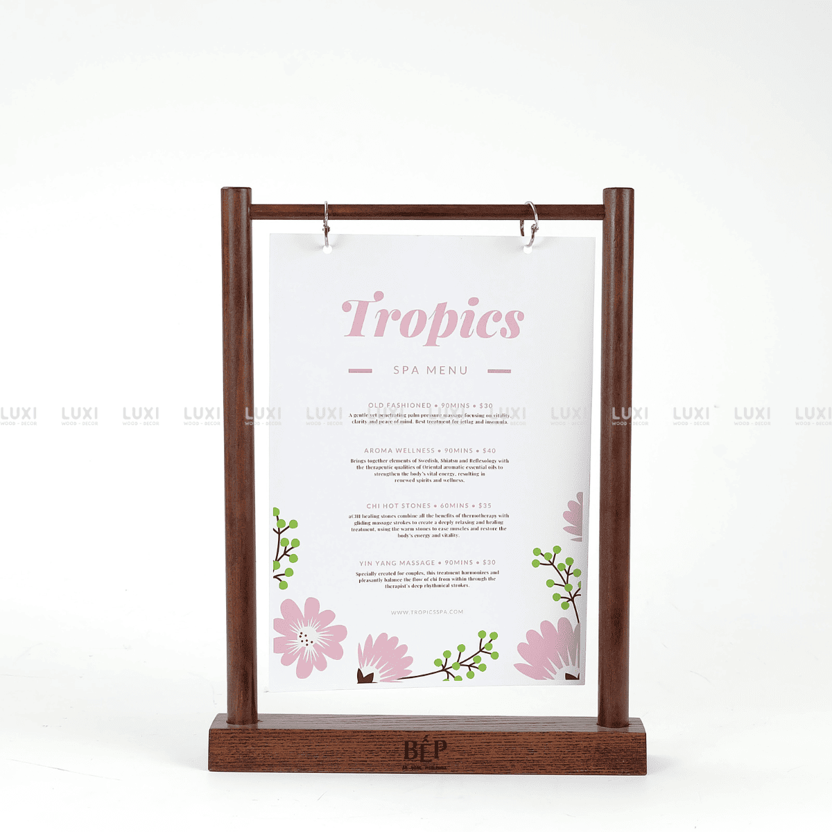 GIÁ TREO MENU KÍCH THƯỚC A4 - LUXI DECOR