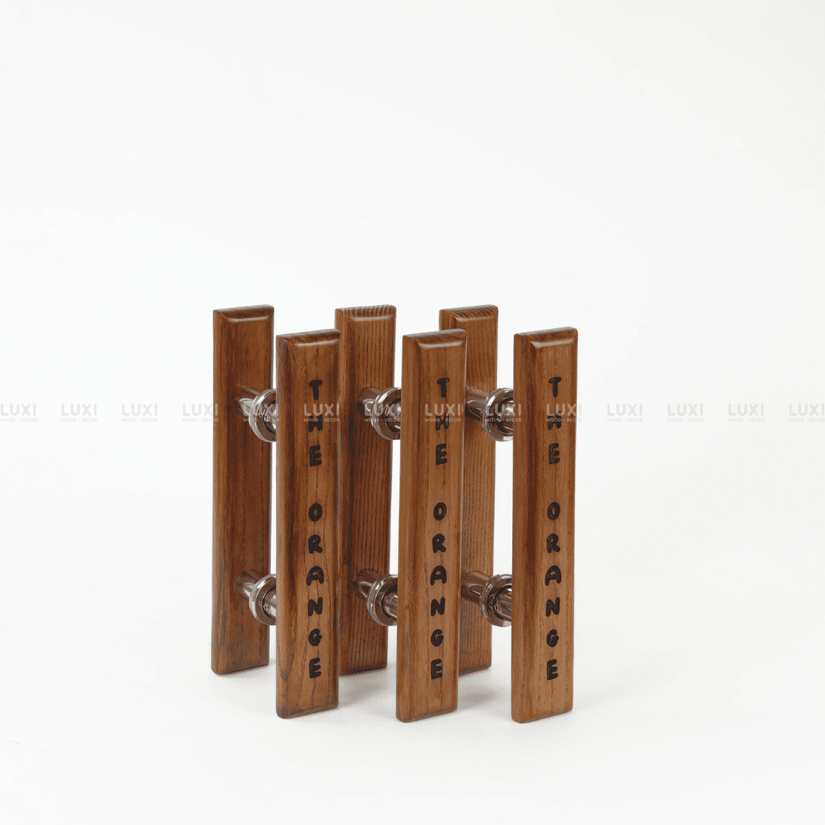 1 CẶP TAY NẮM CỬA 30X5CM GỖ SỒI TỰ NHIÊN KÈM PASS INOX GIÁ RẺ TẠI XƯỞNG - LUXI DECOR