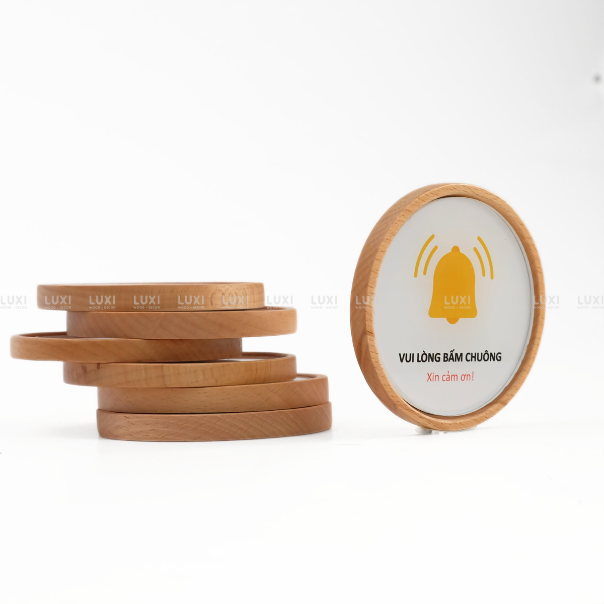 BẢNG GỖ "BẤM CHUÔNG" - LUXI DECOR