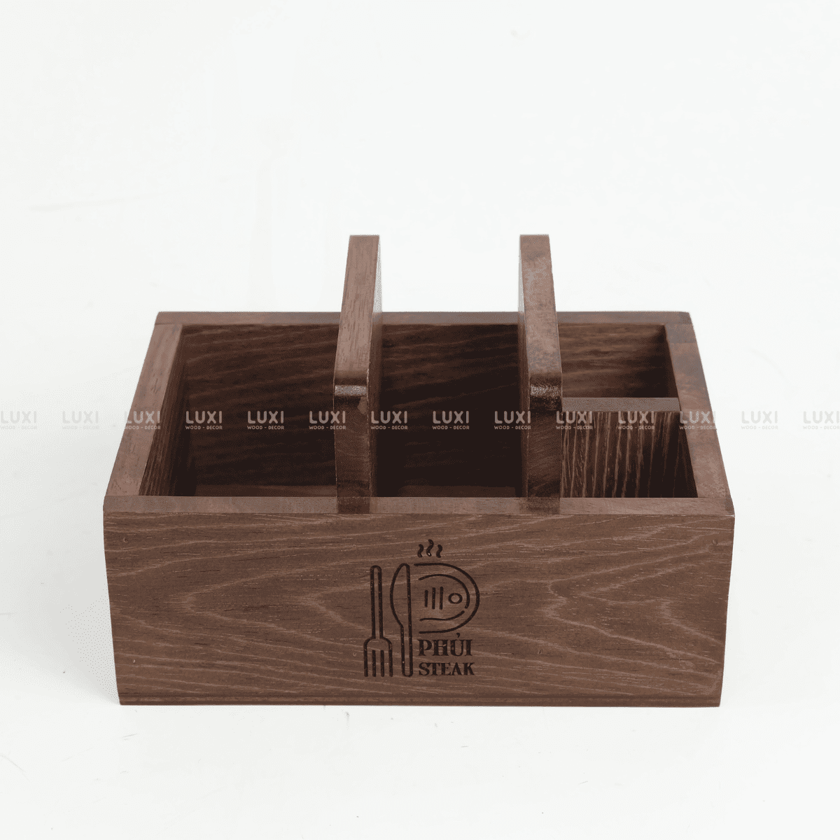 HỘP GỖ ĐỰNG GIA VỊ GIẤY ĂN ĐỘC ĐÁO GIÁ RẺ XƯỞNG SẢN XUẤT TRỰC TIẾP - LUXI DECOR