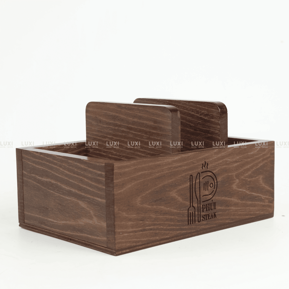 HỘP GỖ ĐỰNG GIA VỊ GIẤY ĂN ĐỘC ĐÁO GIÁ RẺ XƯỞNG SẢN XUẤT TRỰC TIẾP - LUXI DECOR