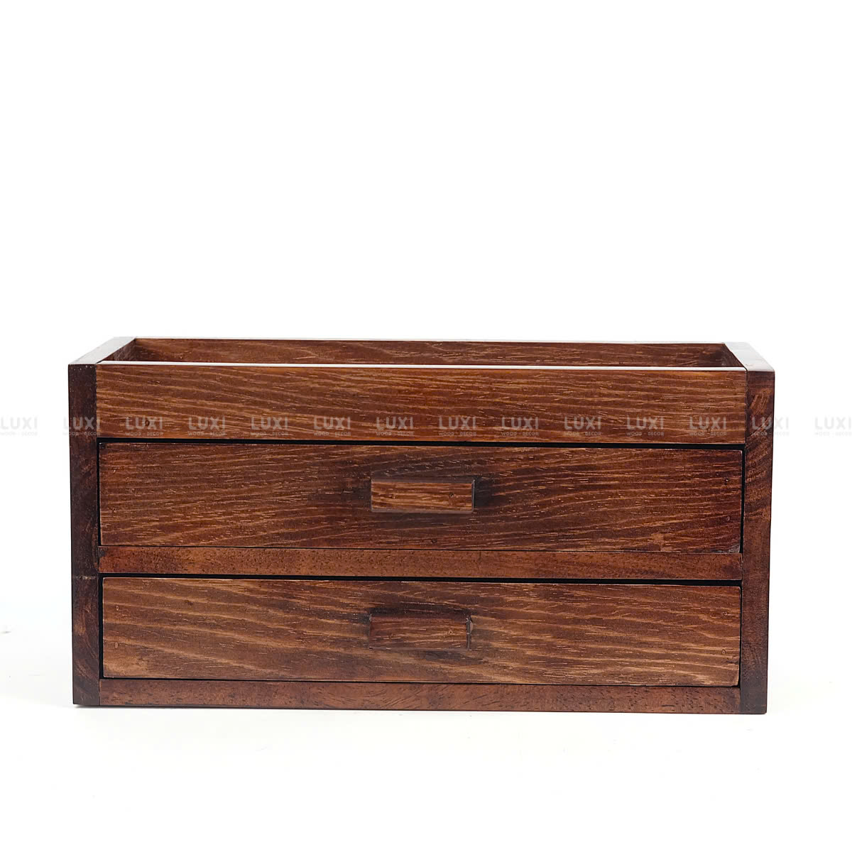 HỘP ĐŨA ĐA NĂNG 2 NGĂN KÉO - LUXI DECOR