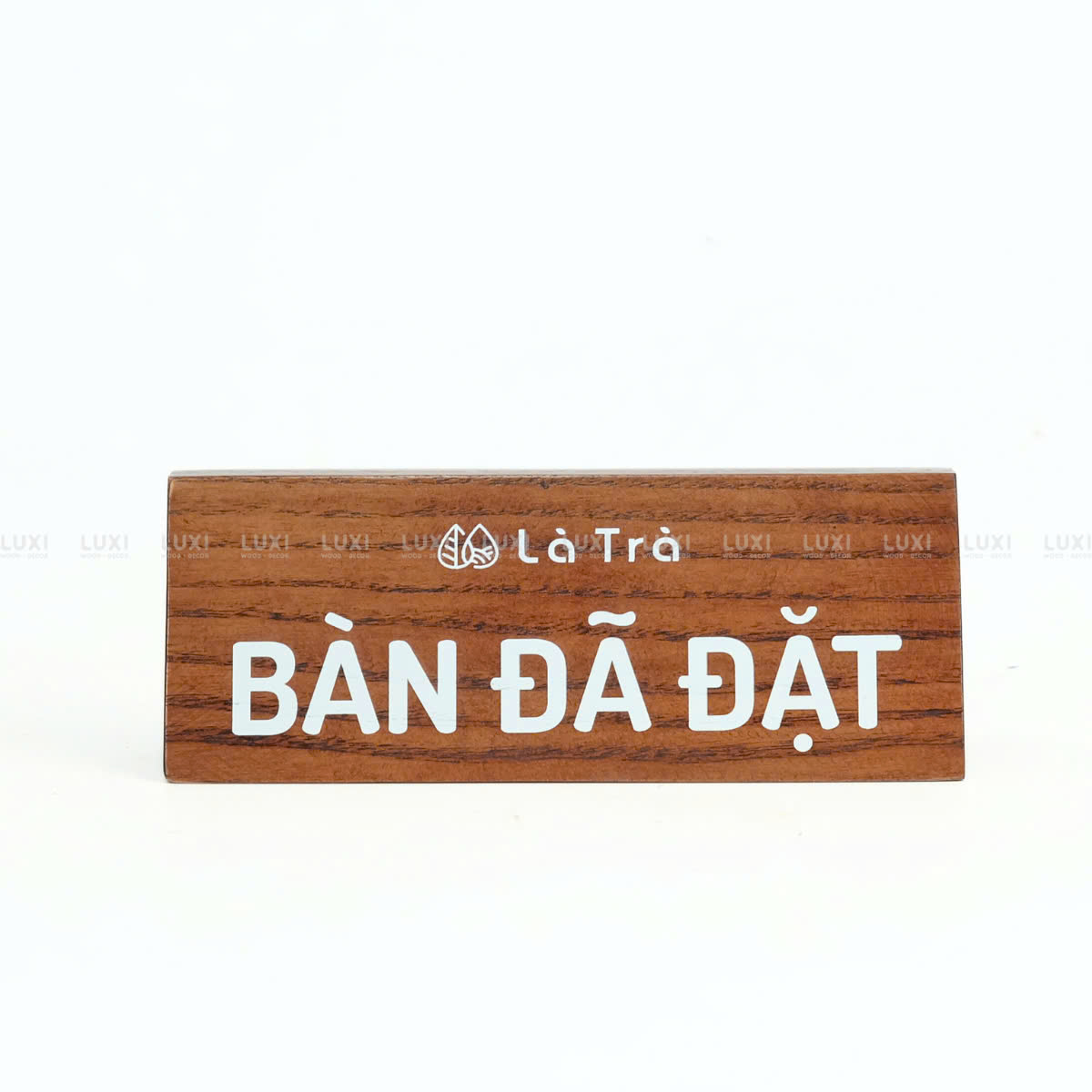 Bảng Gỗ V Ngược Khắc Laser hoặc in UV 2 Mặt - QR và Logo Theo Yêu Cầu