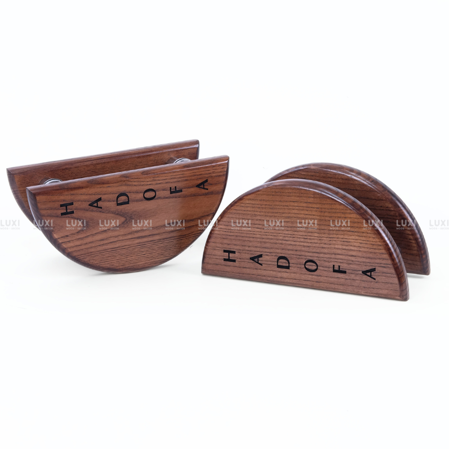 TAY NẮM CỬA HÌNH BÁN NGUYỆT GỖ SỒI TỰ NHIÊN GIÁ RẺ TẠI XƯỞNG - LUXI DECOR