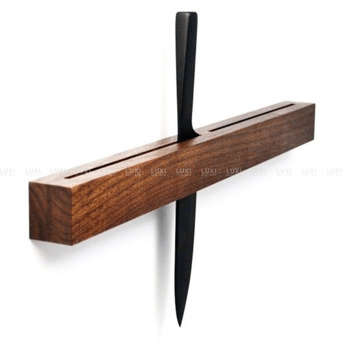 KỆ ĐỂ DAO TREO TƯỜNG (KT: 35X4X4CM) - LUXI DECOR