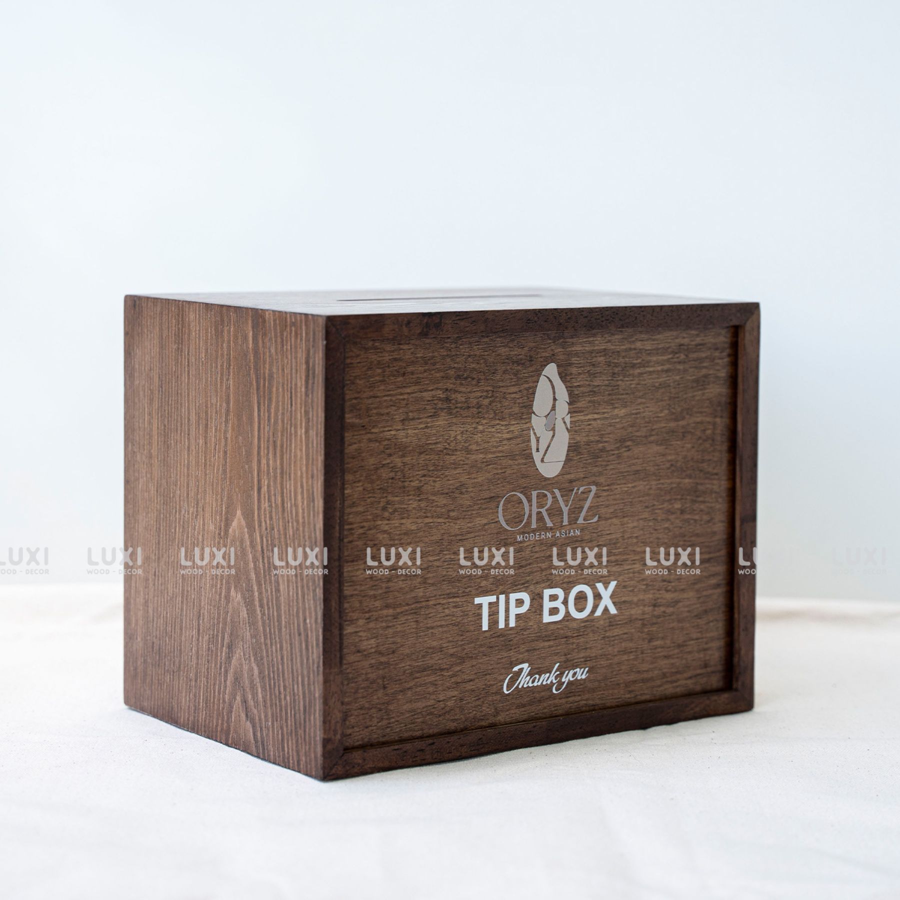 [FREE KHẮC LOGO] HỘP TIP BOX MẶT VÁN MÀU SẮC THEO YÊU CẦU, SIÊU ĐẸP, SIÊU BỀN - LUXI DECOR