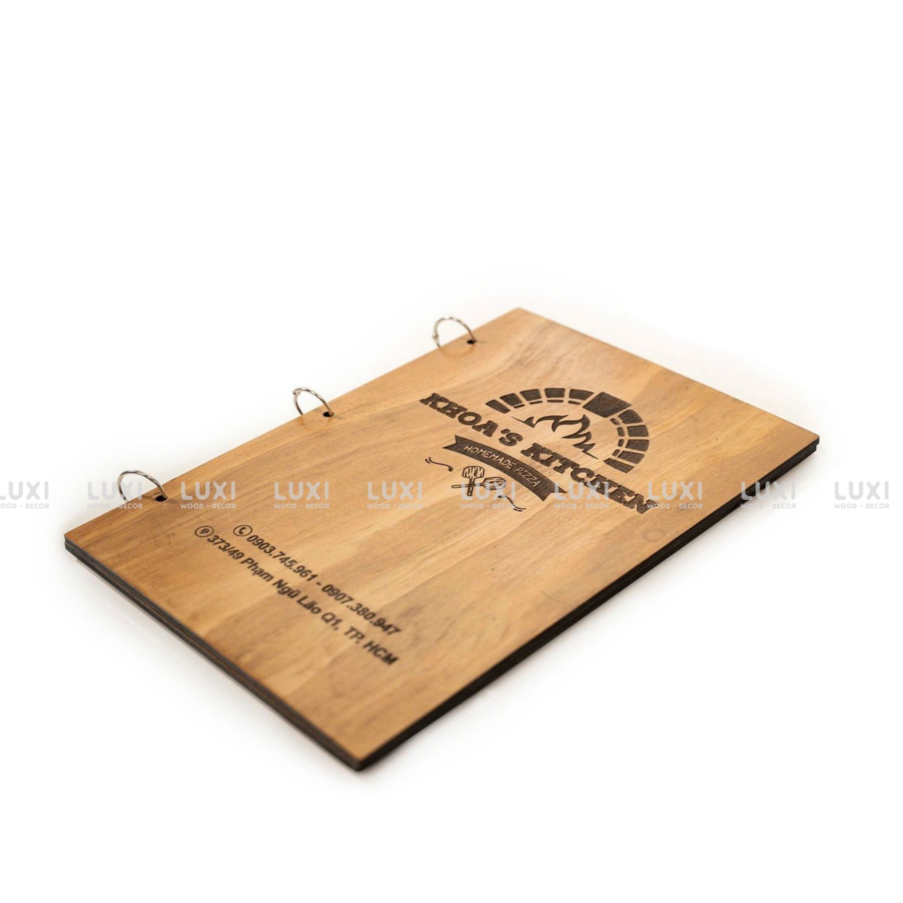 COMBO 3 QUYỂN MENU KHOEN TRÒN, MENU NHÀ HÀNG, CAFE - LUXI DECOR