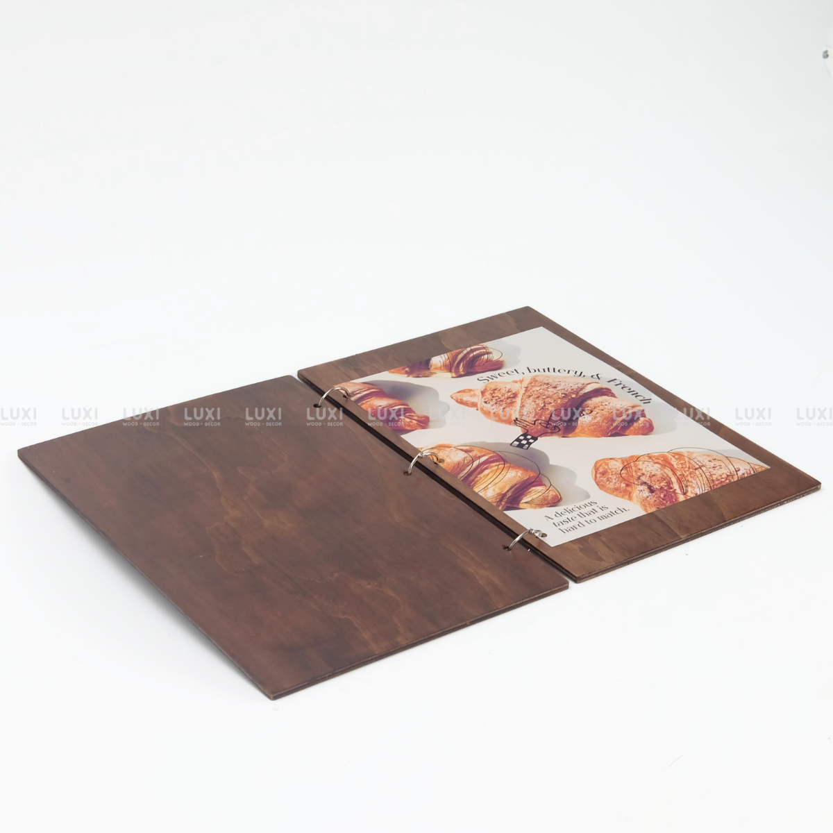 COMBO 3 QUYỂN MENU KHOEN TRÒN, MENU NHÀ HÀNG, CAFE SIZE A4- LUXI DECOR