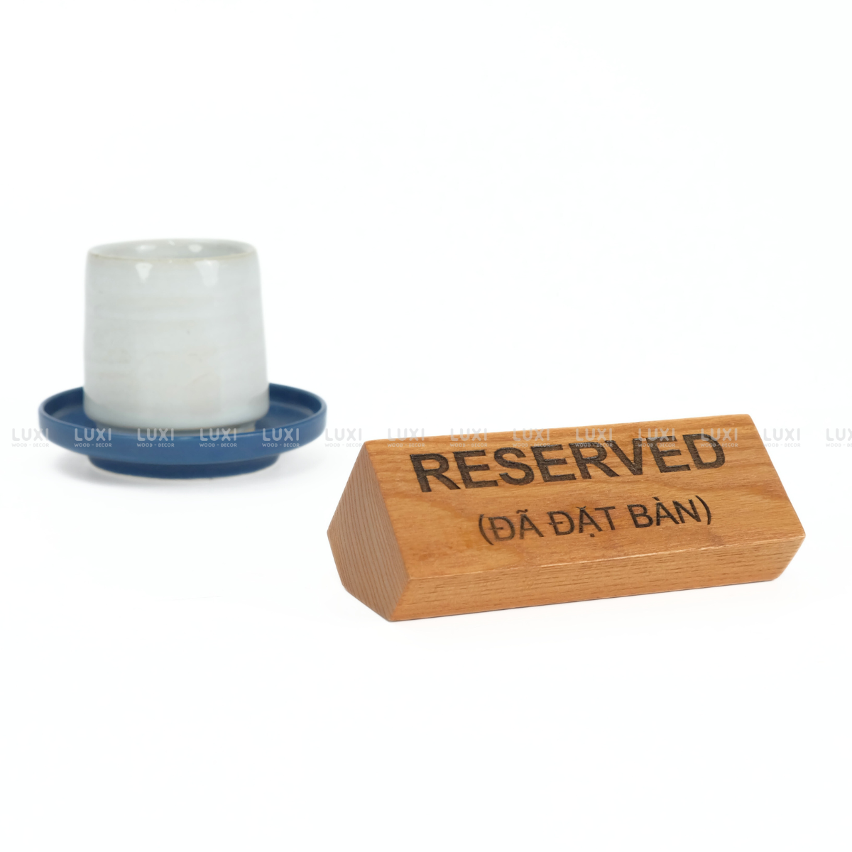 BẢNG GỖ ĐỂ BÀN RESERVED - LUXI DECOR