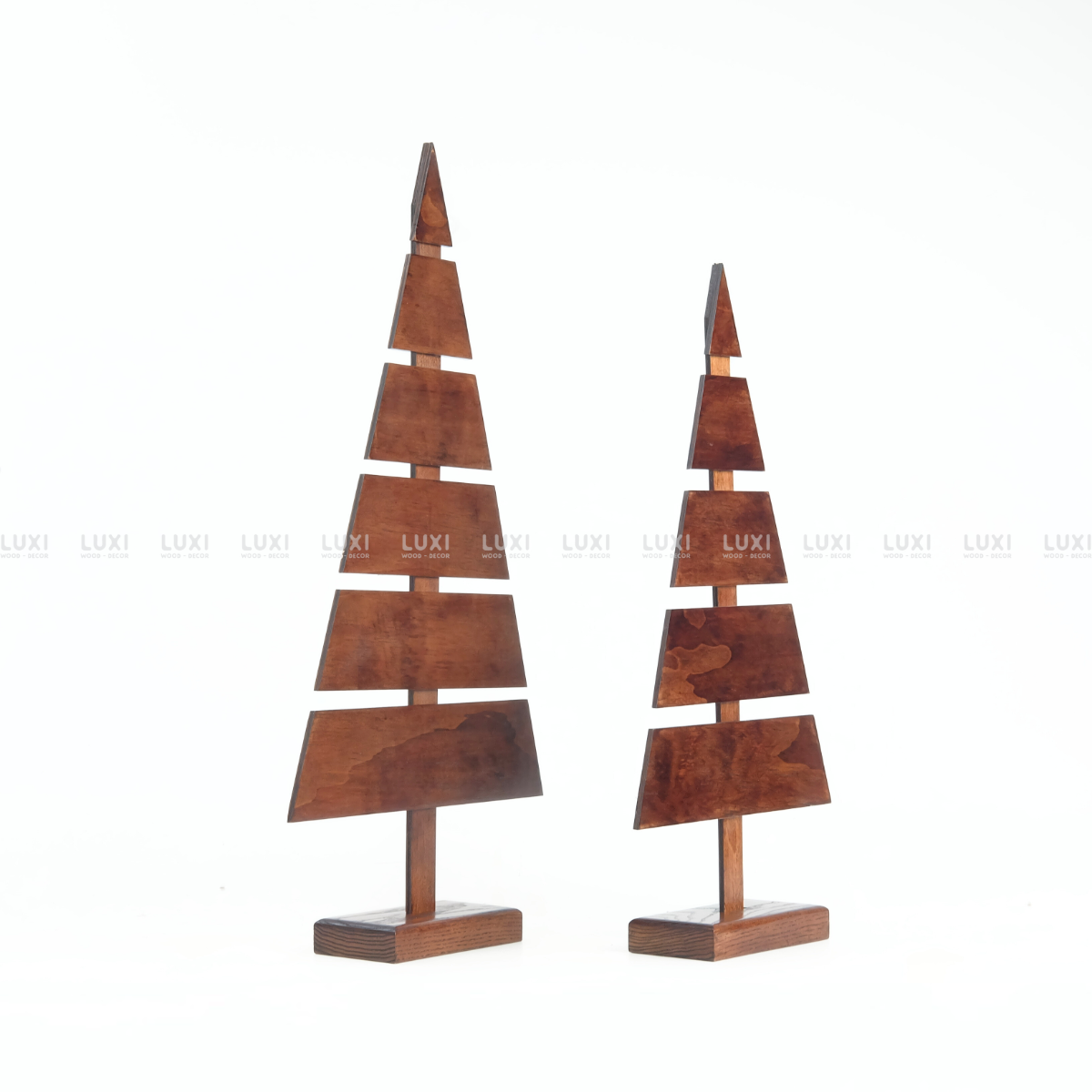 CÂY THÔNG GỖ NOEL, GIÁNG SINH ĐỘC ĐÁO CHRISMAS TREE DIY - LUXI DECOR