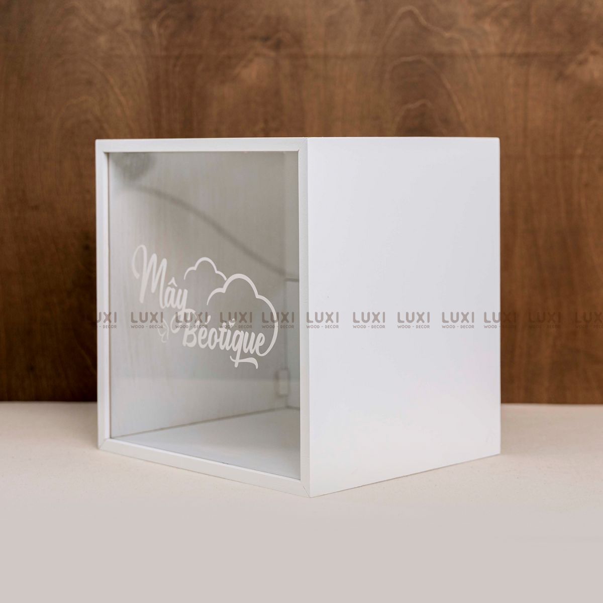 [FREE IN LOGO] HỘP TIP BOX, SIÊU ĐẸP, IN UV BỀN MÀU - LUXI DECOR