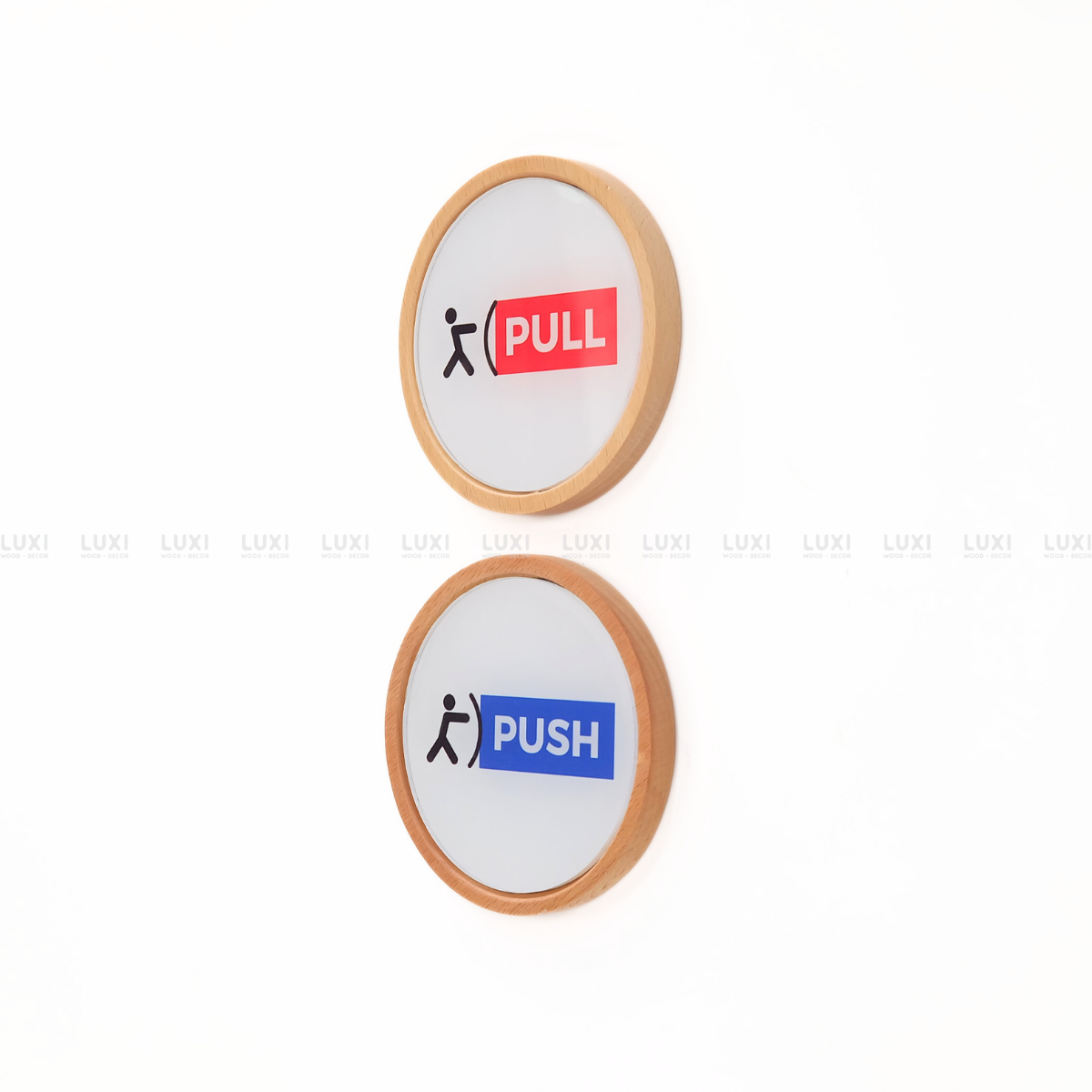 BẢNG GỖ ''KÉO VÀO - KÉO RA'' - LUXI DECOR