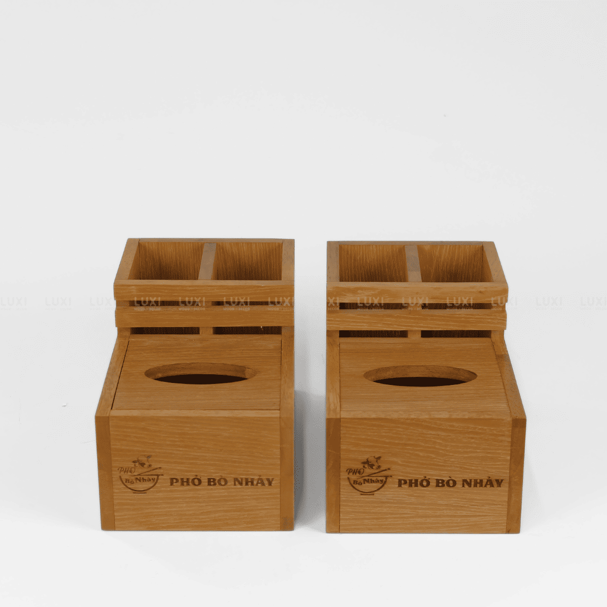 HỘP ĐỰNG ĐŨA ĐA NĂNG TÍCH HỢP HỘP GIẤY - LUXI DECOR