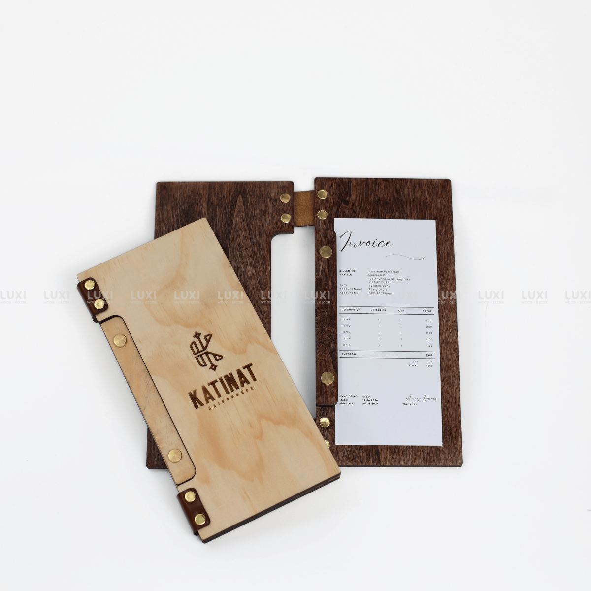 KẸP BILL QUAI DA - LUXI DECOR