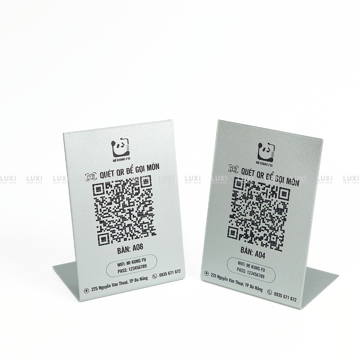 MENU QR CODE - LUXI DECOR