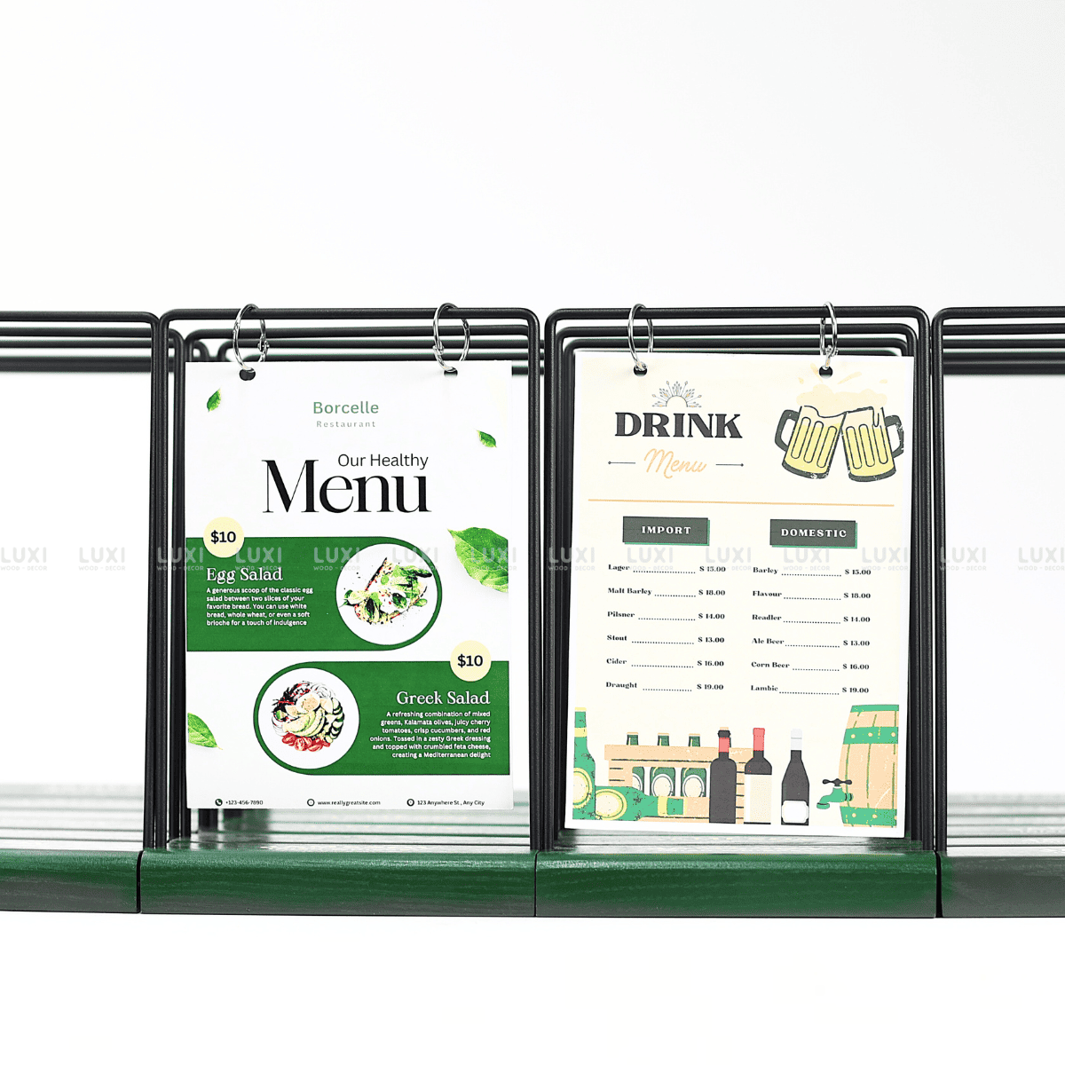 MENU GIÁ TREO SẮT - LUXI DECOR