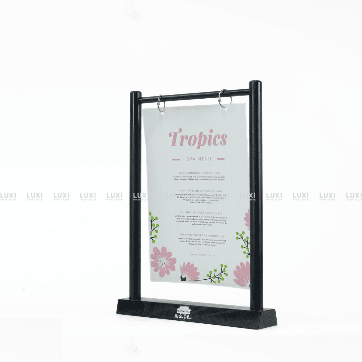 GIÁ TREO MENU KÍCH THƯỚC A4 - LUXI DECOR