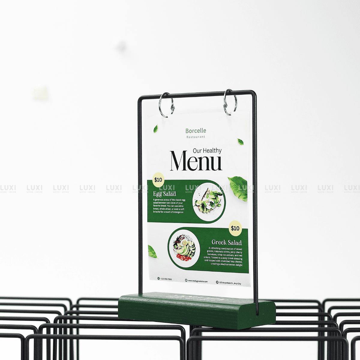 MENU GIÁ TREO SẮT - LUXI DECOR